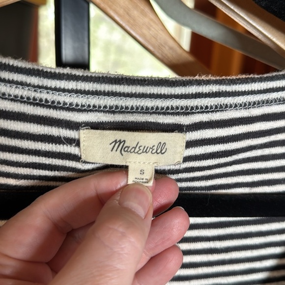 Madewell Westville Crop Tee Deep Coal Size Small - Picture 6 of 9